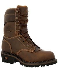 Georgia Boot - Amp Lt Logger Composite Toe Insulated Waterproof Work Boot - Lyst
