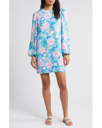 Lilly Pulitzer - Lilly Pulitzer Alyna Long Sleeve Shift Dress - Lyst