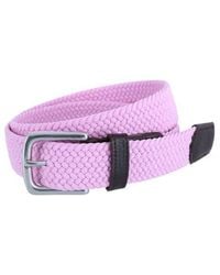 Trafalgar - Riverside Solid Stretch Weave Belt - Lyst