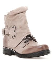 A.s.98 - Simon Ii Moto Bootie - Lyst