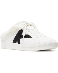 Kate Spade - Signature Faux Fur Lined Mule Sneaker - Lyst