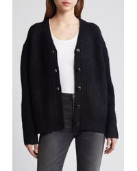 AllSaints - Hopper Cardigan With Quilted Lining - Lyst