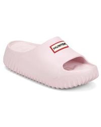 HUNTER - Faroe Platform Slide Sandal - Lyst
