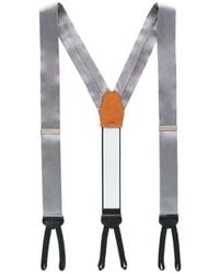 Trafalgar - Sutton Solid Silk Suspenders - Lyst