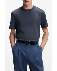 BOSS - Thompson Cotton Piqué Crewneck T-Shirt - Lyst