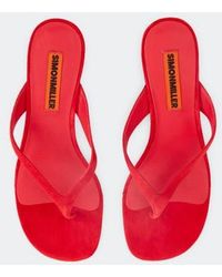 Simon Miller - Suede Beep Thong Sandal - Lyst