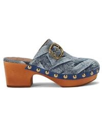 Kurt Geiger - Mayfair Denim Clog - Lyst