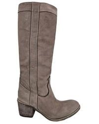 Madison Maison - Washed Leather Knee-High Pull-On Boot - Lyst