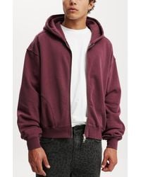 Cotton On - Cropped Zip Up Hoodie - Lyst