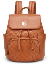 Elle - Compass 10L Vegan Leather Monogram Mini Backpack - Lyst
