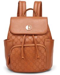 Elle - Compass 10L Vegan Leather Monogram Mini Backpack - Lyst