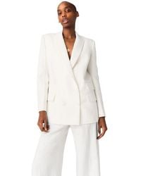 Maje - Double-Breasted Suit Jacket - Lyst