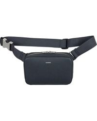 Sandro - Small Reconstitued Leather Bag - Lyst