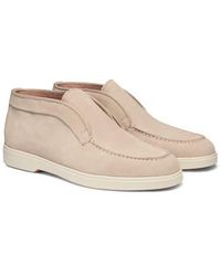 Santoni - Suede Desert Boot - Lyst