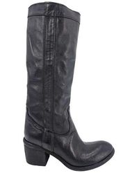 Madison Maison - Washed Leather Knee-High Pull-On Boot - Lyst