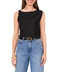 Vince Camuto - Twist Shoulder Sleeveless Top - Lyst