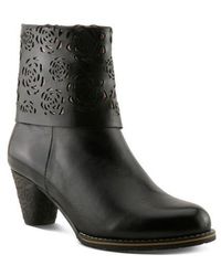 Spring Step - Kissofarose Leather Bootie - Lyst