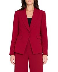 Tahari - One-Button Blazer - Lyst