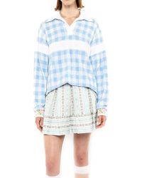 Anna Sui - Gingham Terry Top - Lyst