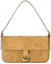 STAUD - Harlow Suede Shoulder Bag - Lyst
