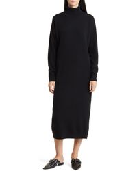 Nordstrom - Long Sleeve Wool & Cashmere Sweater Dress - Lyst