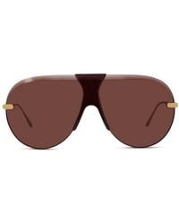Loewe - Slim Pilot Sunglasses - Lyst