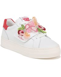 Sam Edelman - Wendy Floral Embroidery Platform Sneaker - Lyst