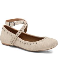Free People - Grace Ankle Strap Ballet Flat - Lyst