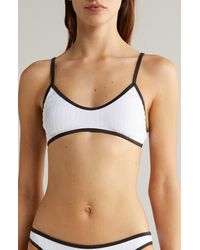 Solid & Striped - The Rachel Rib Bikini Top - Lyst