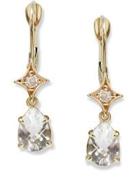 Anzie - Jac + Jo Emilia Gothic Star Pear Drop Earrings - Lyst