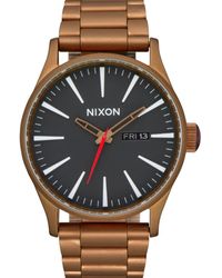 Nixon - The Sentry Bracelet Watch, 42Mm - Lyst