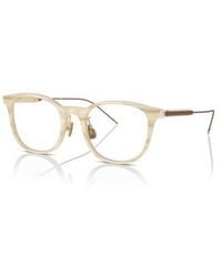 Brunello Cucinelli - 51Mm Rectangle Optical Glasses - Lyst