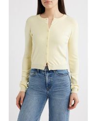 DELUC - Clark Crop Cardigan - Lyst