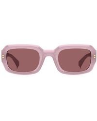 Polaroid - 51Mm Polarized Rectangular Sunglasses - Lyst