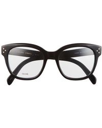 Celine - 51Mm Round Reading Glasses - Lyst