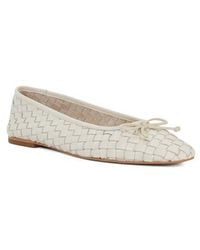 Dune - Heat Leather Ballet Flat - Lyst