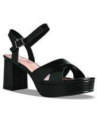 Touch Ups - Toby Ankle Strap Platform Sandal - Lyst