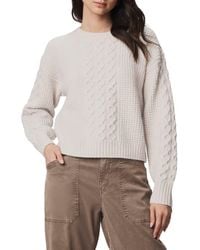 Splendid - Celeste Cable Stitch Sweater - Lyst