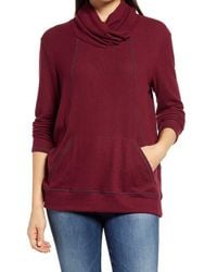 Loveappella - Cross Neck Seamed Pullover - Lyst