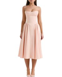 House Of Cb - Samaria Corset Fit & Flare Dress - Lyst