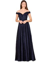 LARA New York - Off Shoulder Ballgown - Lyst