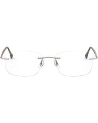 Ray-Ban - 52Mm Rectangular Optical Glasses - Lyst
