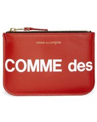 Comme des Garçons - Huge Logo Small Zip Pouch - Lyst