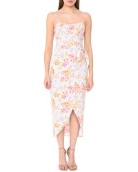 Wayf - Kimberly Floral Print Sleeveless High-low Maxi Dress - Lyst