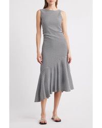 Rails - Daija Seersucker Sleeveless Asymmetric Midi Dress - Lyst
