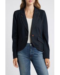 Wit & Wisdom - Crop Knit Blazer - Lyst