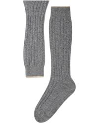 Brunello Cucinelli - Rib Knit Socks - Lyst