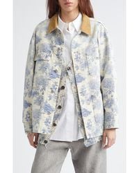 R13 - Relaxed Floral Chore Jacket - Lyst