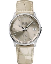MIDO - Commander Lady Diamond Automatic Bracelet Watch, 35Mm - Lyst