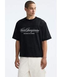 H&M - Oversized Fit Printed Mesh T-Shirt - Lyst